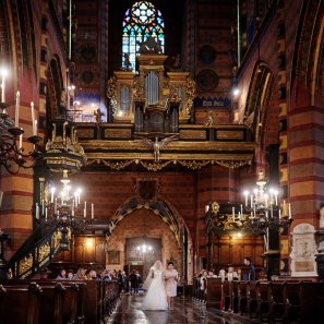 ślub w Kościele Mariackim w Krakowie