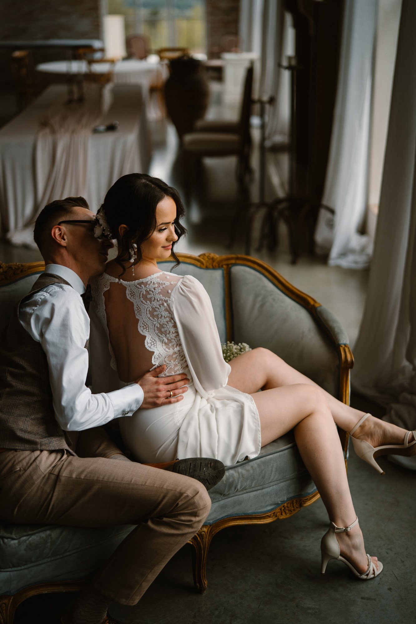 romantyczna sesja plenerowa